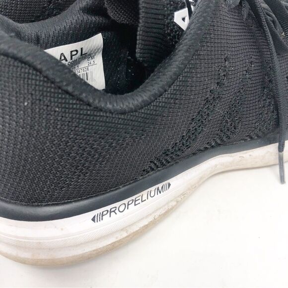 APL | Athletic Propulsion Labs Black White TechLoom Pro Sneakers Women’s Size 8 - Picture 9 of 11